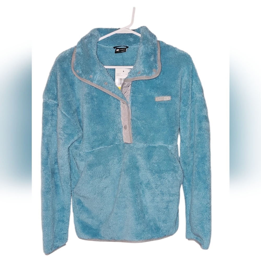 Spyder Blue Fleece Pullover